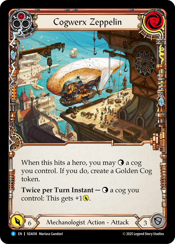 Cogwerx Zeppelin (Red)