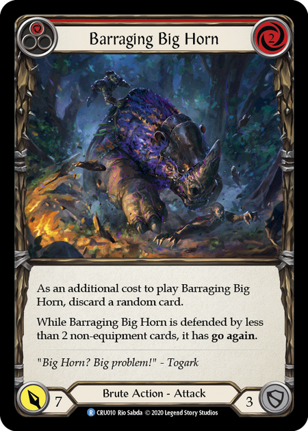 Barraging Big Horn (Red) - Foil