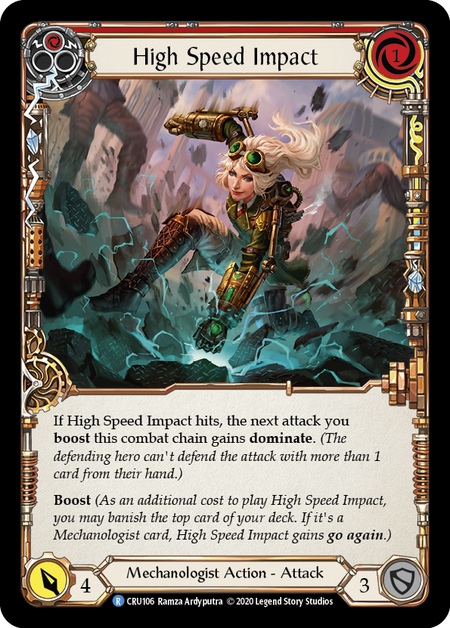 High Speed Impact (Red) - Foil