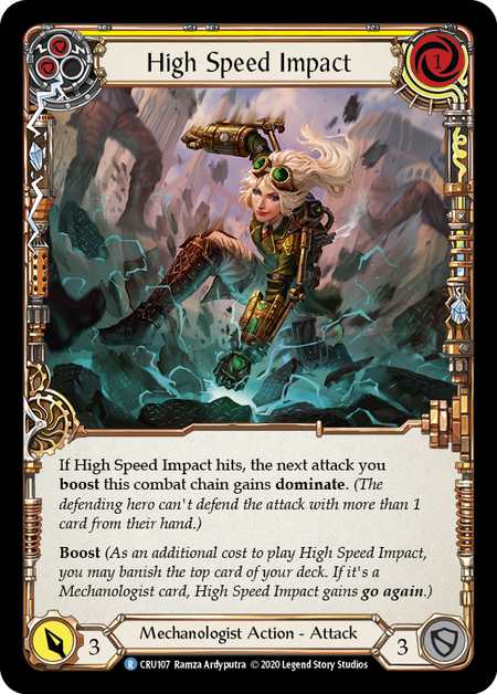 High Speed Impact (Yellow) - Foil