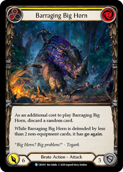 Barraging Big Horn (Yellow) - Foil