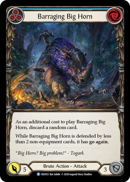 Barraging Big Horn (Blue) - Foil