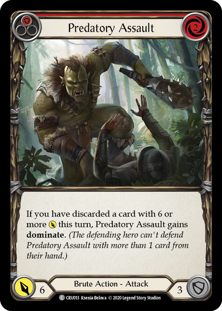 Predatory Assault (Red) - Foil