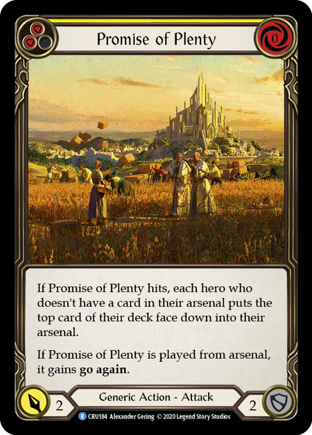 Promise of Plenty (Yellow) - Foil