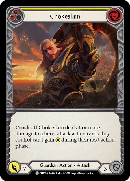 Chokeslam (Yellow) - Foil