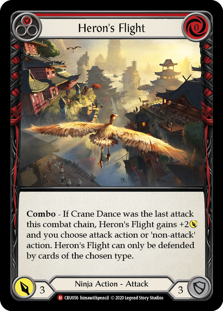 Heron's Flight - Foil