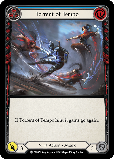 Flying Kick (Blue) - Foil