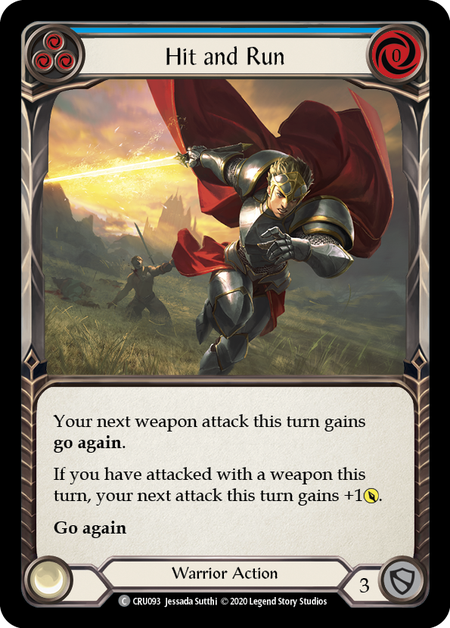 Hit and Run (Blue) - Foil