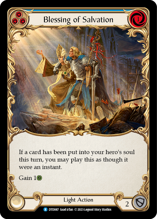 Blessing of Salvation (Blue)