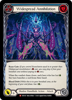 Widespread Annihilation