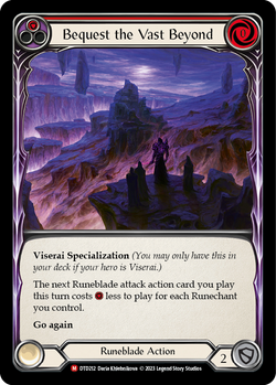 Bequest the Vast Beyond
