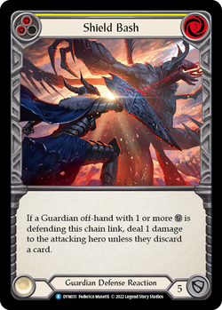 Shield Bash (Yellow) - Rainbow Foil