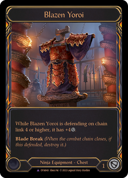 Blazen Yoroi - Cold Foil Marvel