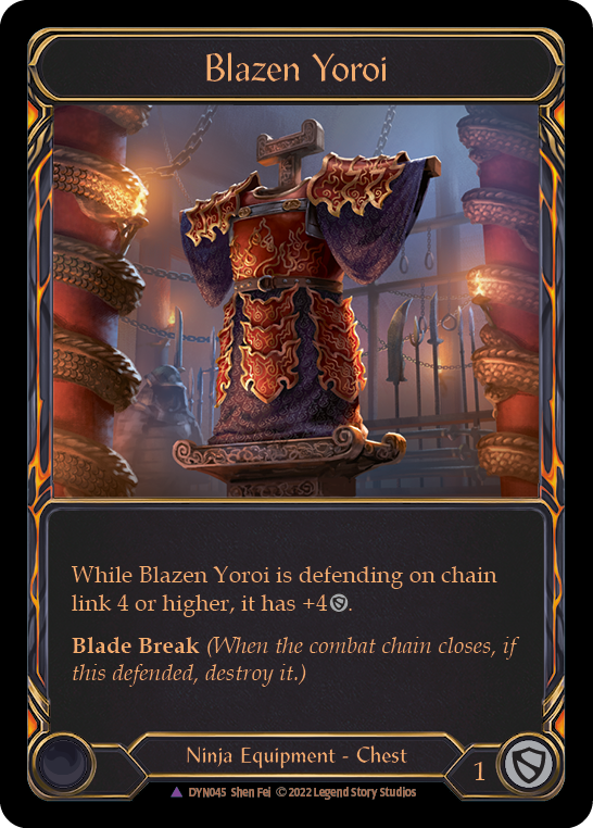 Blazen Yoroi - Cold Foil Marvel