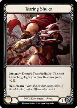 Tearing Shuko - Cold Foil