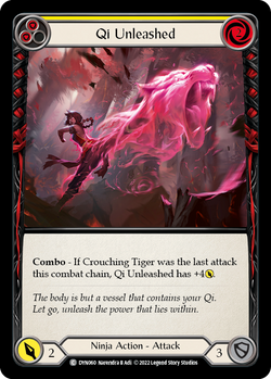 Qi Unleashed (Yellow) - Rainbow Foil