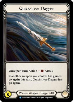 Quicksilver Dagger - Cold Foil
