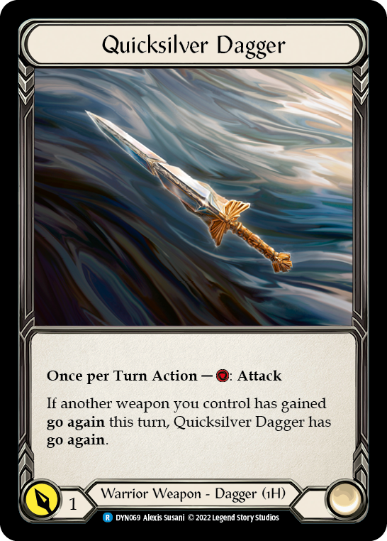 Quicksilver Dagger - Cold Foil