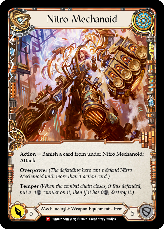 Construct Nitro Mechanoid // Nitro Mechanoid - Cold Foil