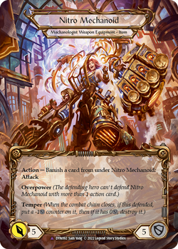 Construct Nitro Mechanoid // Nitro Mechanoid - Cold Foil Marvel