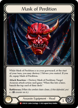 Mask of Perdition - Rainbow Foil