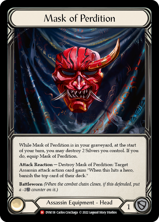 Mask of Perdition - Rainbow Foil