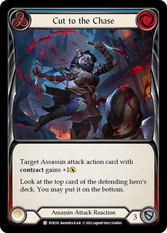 Cut to the Chase (Blue)