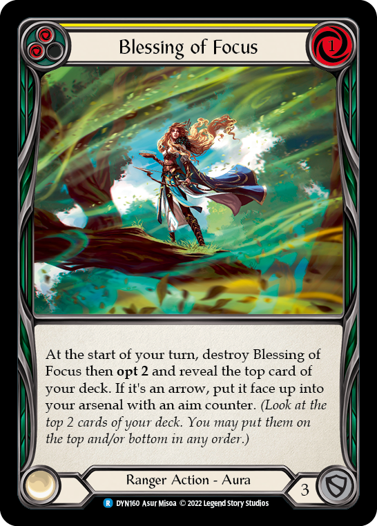 Blessing of Focus (Yellow)