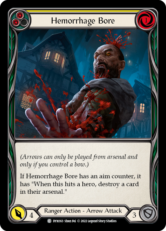 Hemorrhage Bore (Yellow) - Rainbow Foil
