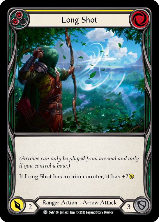Long Shot (Yellow) - Rainbow Foil