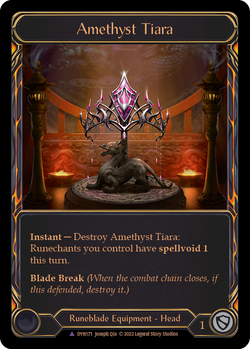 Amethyst Tiara - Cold Foil Marvel