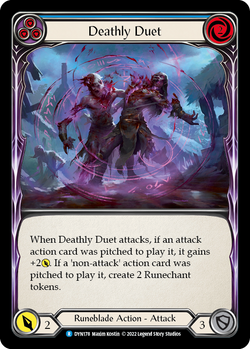 Deathly Duet (Blue) - Rainbow Foil