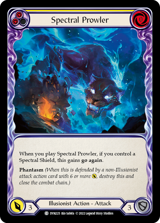 Spectral Prowler (Yellow) - Rainbow Foil