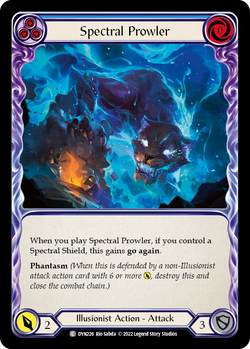 Spectral Prowler (Blue) - Rainbow Foil