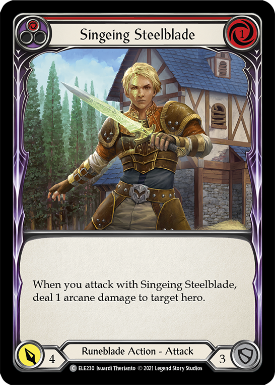 Singeing Spellblade (Red)