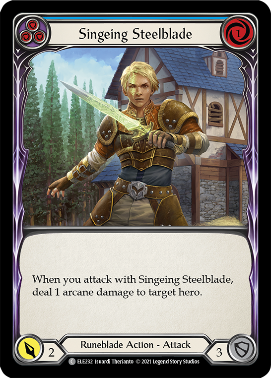 Singeing Spellblade (Blue)