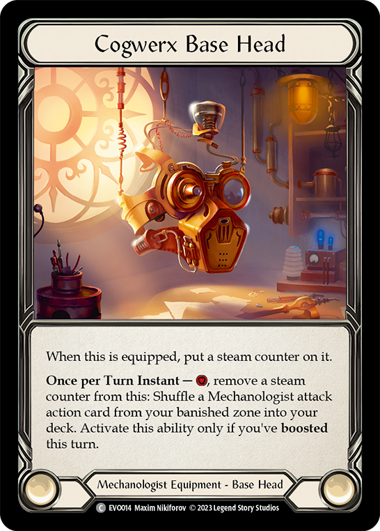 Cogwerx Base Head - Cold Foil