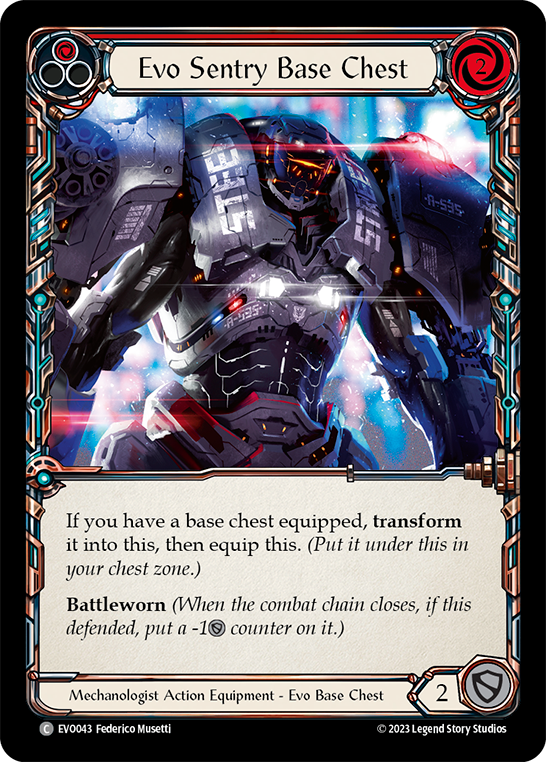 Evo Sentry Base Chest - Cold Foil