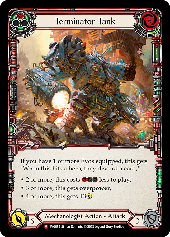 Terminator Tank - Rainbow Foil
