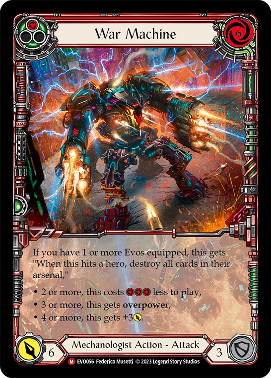 War Machine - Extended Art Rainbow Foil