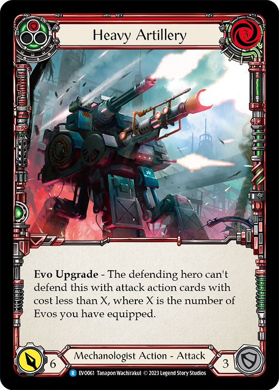 Heavy Artillery (Red) - Rainbow Foil