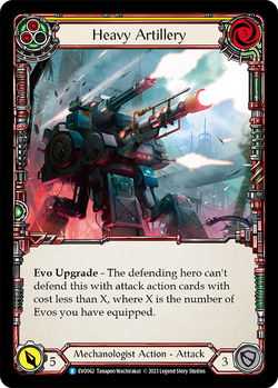 Heavy Artillery (Yellow) - Rainbow Foil