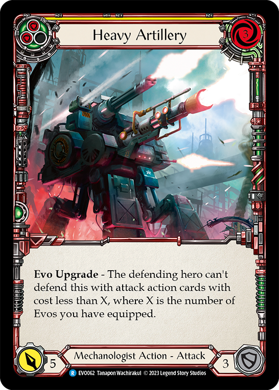 Heavy Artillery (Yellow) - Rainbow Foil
