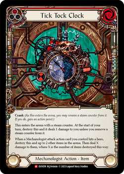 Tick Tock Clock - Rainbow Foil