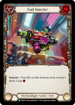 Fuel Injector - Rainbow Foil