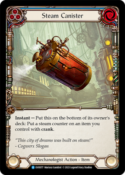 Steam Canister - Rainbow Foil