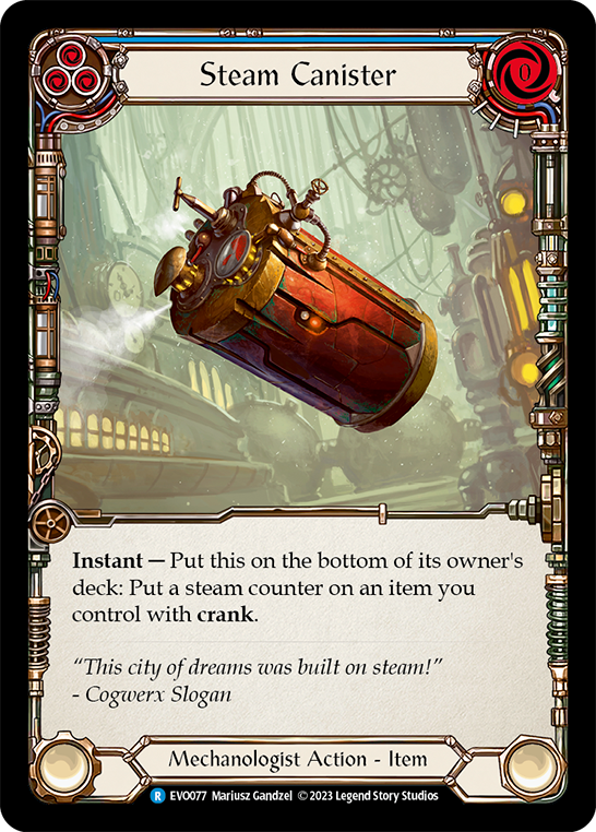 Steam Canister - Rainbow Foil
