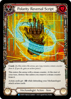 Polarity Reversal Script - Rainbow Foil