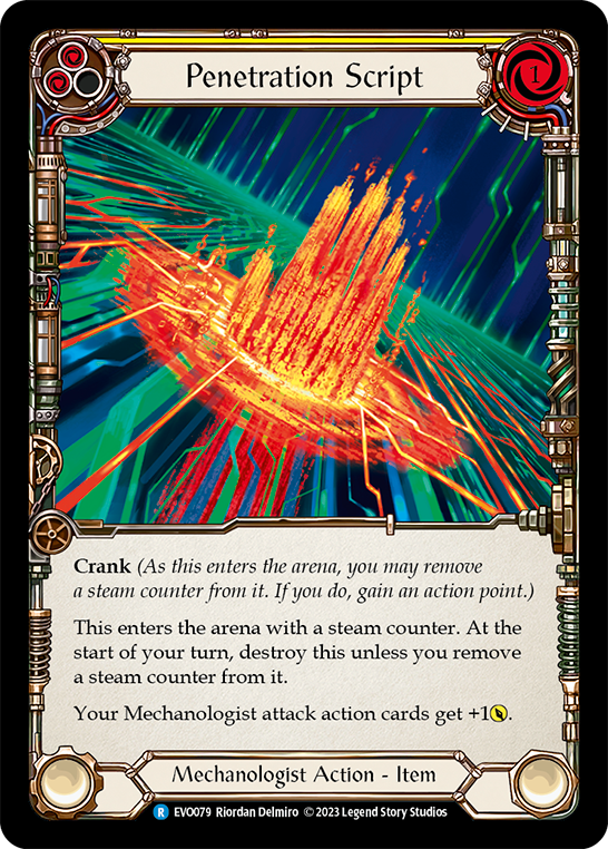 Penetration Script - Rainbow Foil