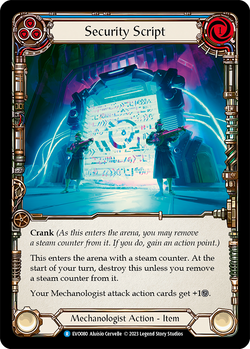 Security Script - Rainbow Foil